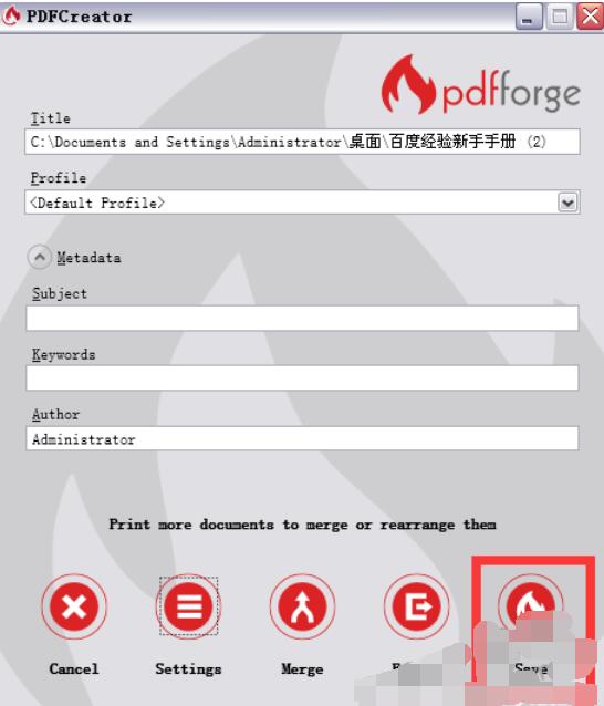 Foxit PDF Creator将word文档转换为PDF格式的操作步骤截图