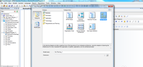 Power Designer中新建城市规划图形的具体方法截图