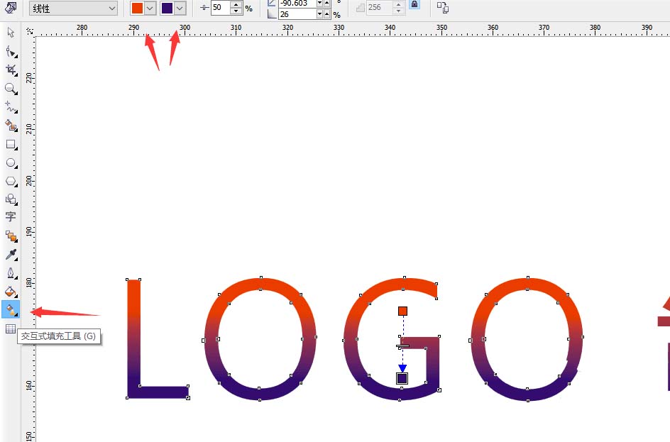 CorelDraw X4设计LOGO的具体步骤截图