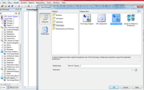 Power Designer建立网络图的操作步骤截图