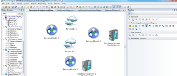 Power Designer建立网络图的操作步骤截图