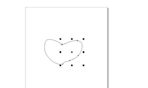 CorelDraw X4手绘爱心的操作教程截图