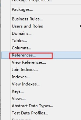Power Designer取消外键的操作步骤截图