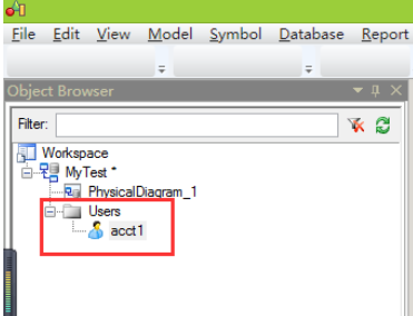 Power Designer创建一个用户对象的操作教程截图