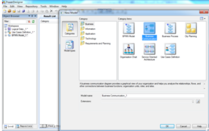 Power Designer建立业务沟通模型的操作教程截图