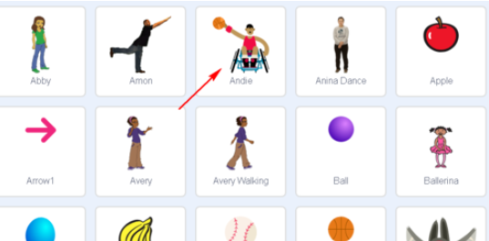 Scratch中设计动画人物的具体操作步骤截图