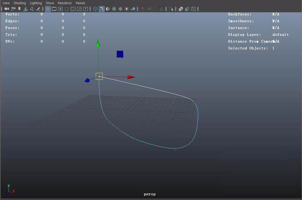 maya中planar成面命令使用操作教程截图