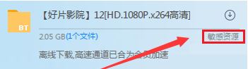 迅雷下载敏感资源的操作方法截图
