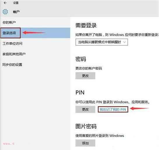 win10系统pin码忘记进行重置的操作教程截图