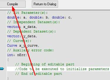 Origin拟合曲线的使用方法截图