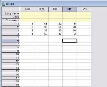 Origin制作柱状图的操作方法截图