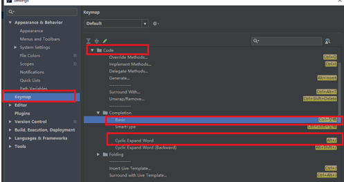 intellij idea设置代码自动提示快捷键的详细方法.截图