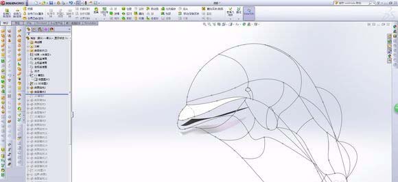 Solidworks绘制海豚的详细操作步骤截图