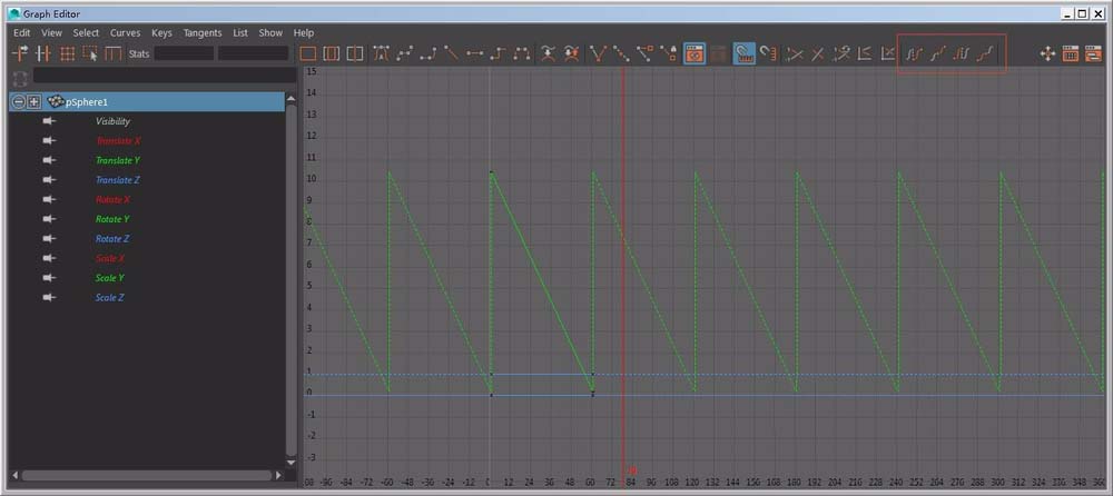 maya软件中曲线编辑器的详细使用介绍截图