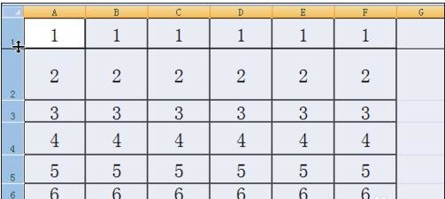 excel2007设置平均分配列宽的具体流程截图