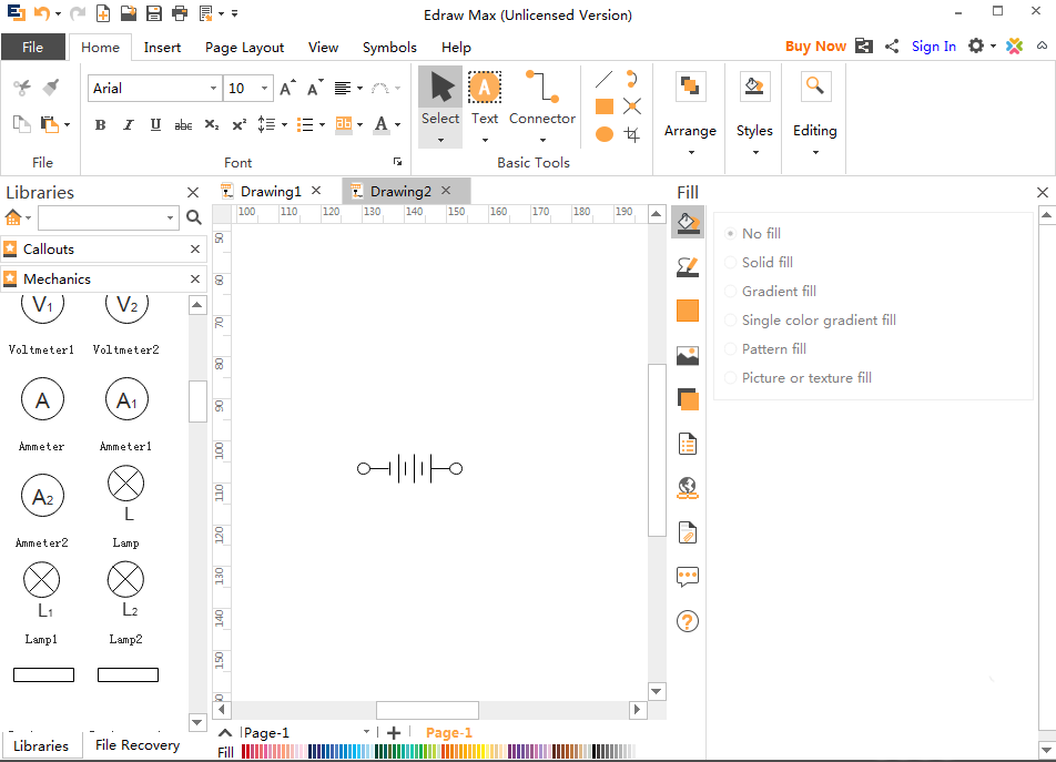 亿图流程图制作软件设计高亮雪花图的方法步骤截图