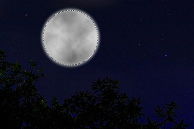 Photoshop绘制月亮特效的操作方法截图