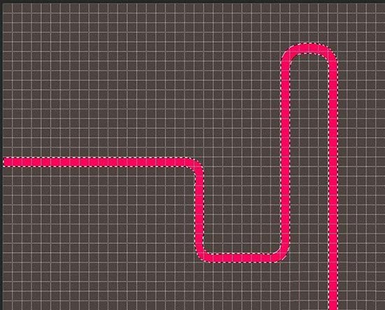 photoshop cs6中钢笔工具设计复古曲线的操方法步骤截图