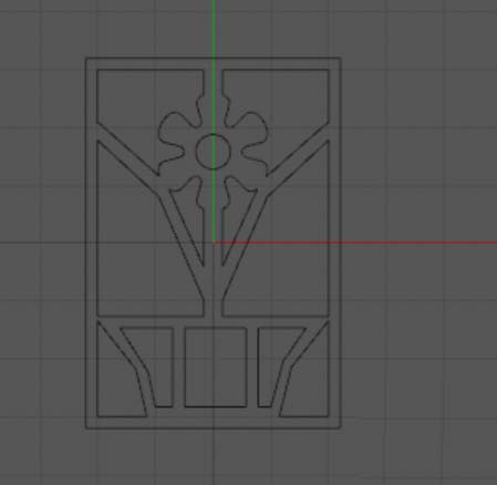 C4D使用样条线制作花窗模型的操作步骤截图