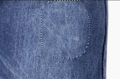 Photoshop修复破洞牛仔裤的操作方法截图