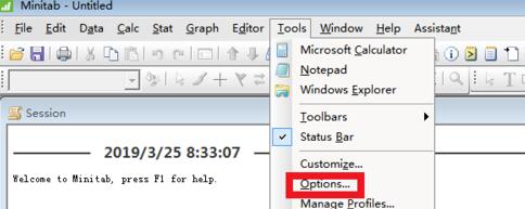 minitab切换语言的方法步骤截图