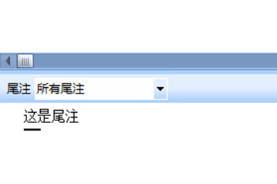 word尾注添加的详细过程截图