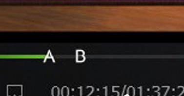 爱奇艺万能播放器中AB循环播放的设置方法截图