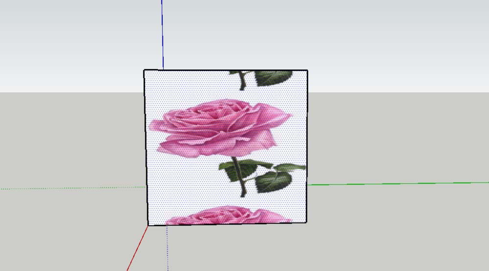 草图大师更改材质贴图位置的具体方法截图