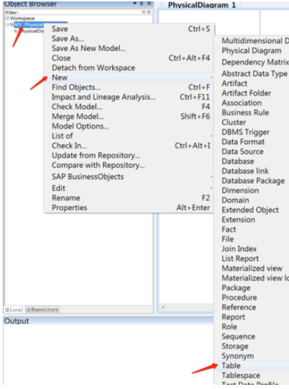 Power Designer创建Oracle数据的详细流程截图