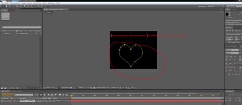 AE绘制路径文字动画的图文步骤截图