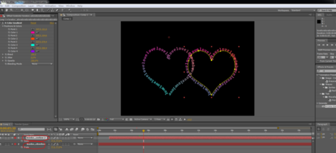 AE绘制路径文字动画的图文步骤截图