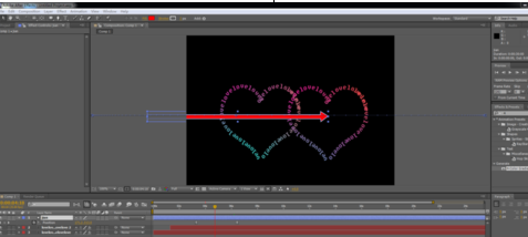 AE绘制路径文字动画的图文步骤截图