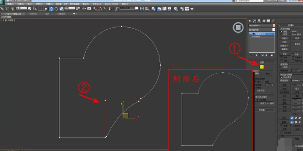 3Ds MAX创建不规则样条线的详细操作截图