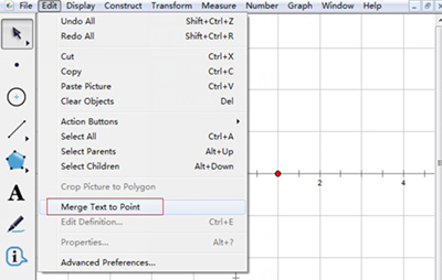 几何画板度量任意点坐标的操作方法截图