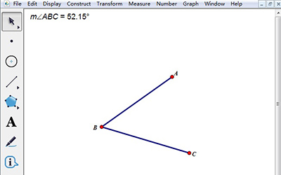 几何画板使用度数标注角度的图文方法截图