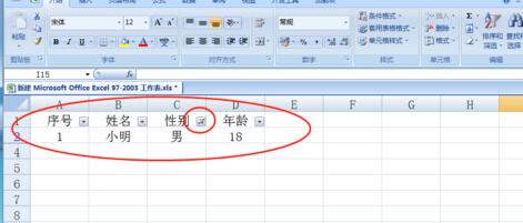 Excel表格筛选内容的简单方法截图