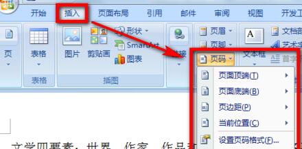 word插入页码的操作方法截图