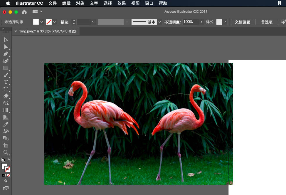 ai绘制火烈鸟的操作方法截图
