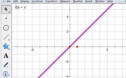 几何画板绘制函数图像的详细方法截图