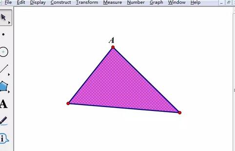 几何画板作动点在三角形三边上的运动动画的图文教程截图