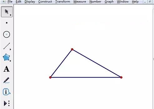 几何画板为图加上字母的详细方法截图