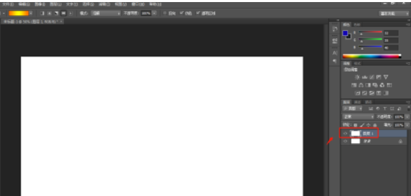 PS设计渐变色背景图片的操作过程截图