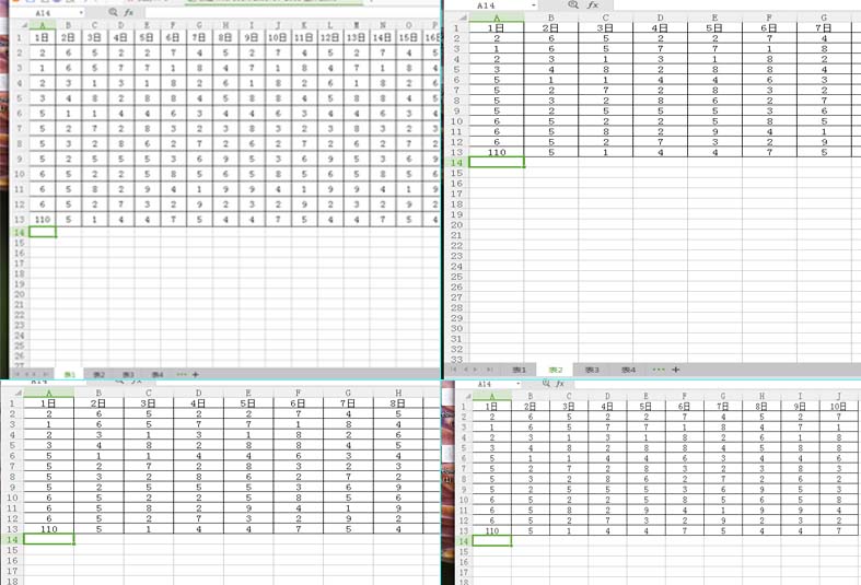 Excel同时编辑多个表格的详细方法截图