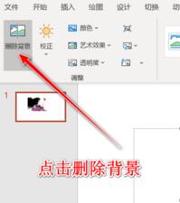 PPT对图片进行抠图的操作步骤截图