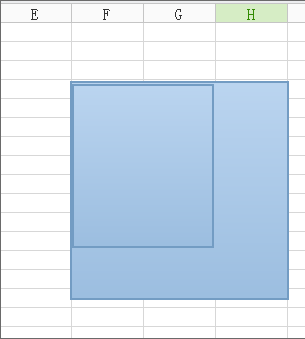 Excel表格绘制任意矩形的操作方法截图