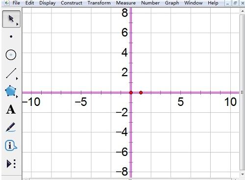 几何画板坐标轴刻度数字变大的详细方法截图