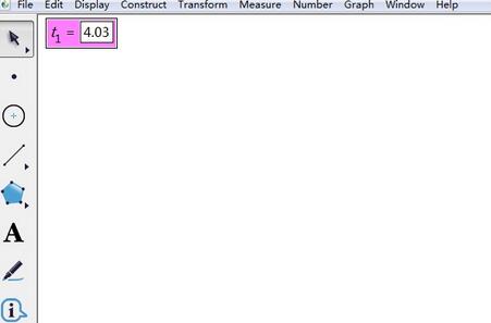 几何画板中建立带根号的参数的操作教程截图
