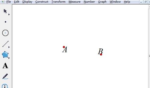 几何画板快速制作点标签的操作方法截图
