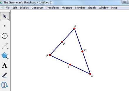 几何画板一次性把所有点隐藏的操作教程截图
