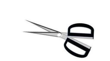 PPT制作一个剪刀模型的详细步骤截图